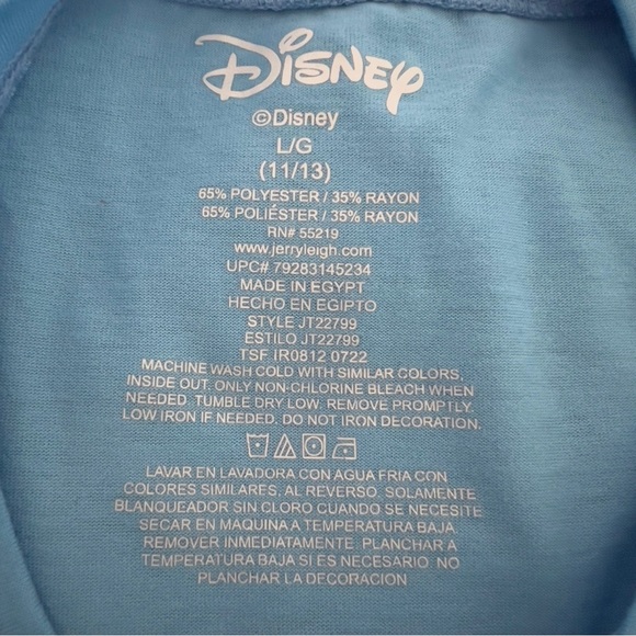 Disney stitch T-shirt light blue size L NWOT - Picture 4 of 4